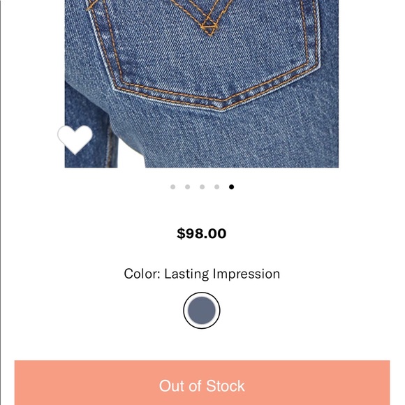 Levi’s wedgie straight jeans size 27 - Picture 5 of 8